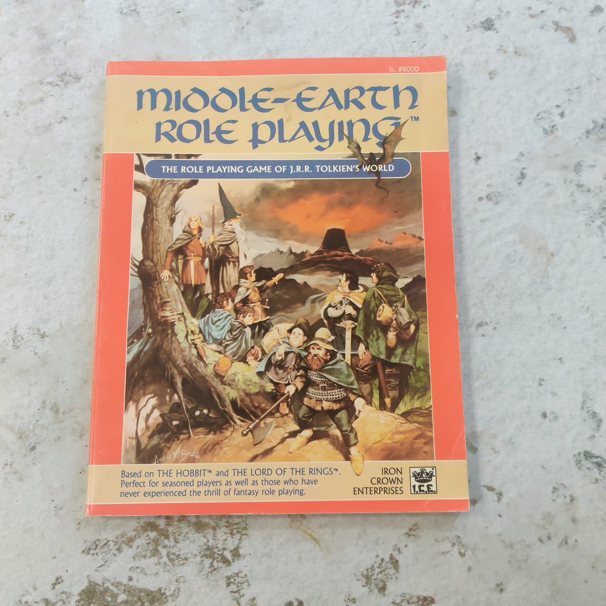 Middle Earth Role Playing Vintage 1986 Rulebook BB146-0313