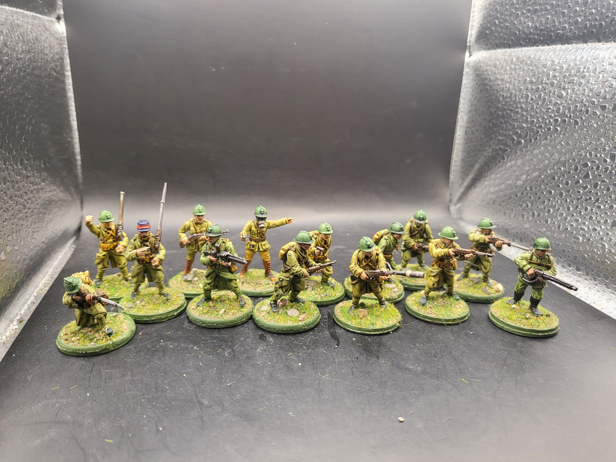 Bolt Action French Infantry Squad Painted (AC078)