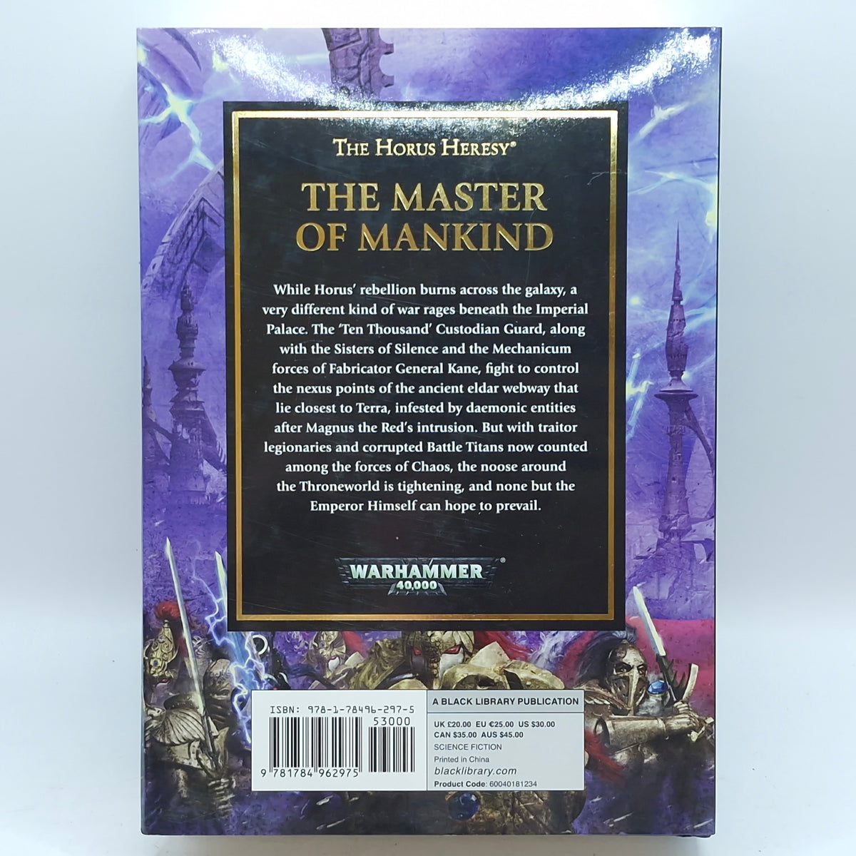 Warhammer The Horus Heresy: The Master of Mankind 1st Edition by Aaron Dembski-Bowden Hardback (BG167)