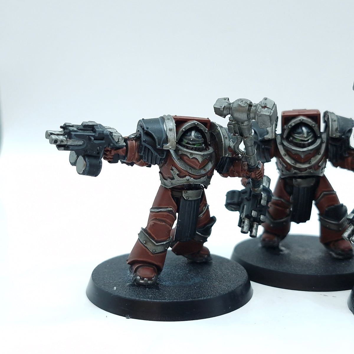 Warhammer Horus Heresy: Space Marine Word Bearers Cataphractii Terminators - Well Painted (BTD65)