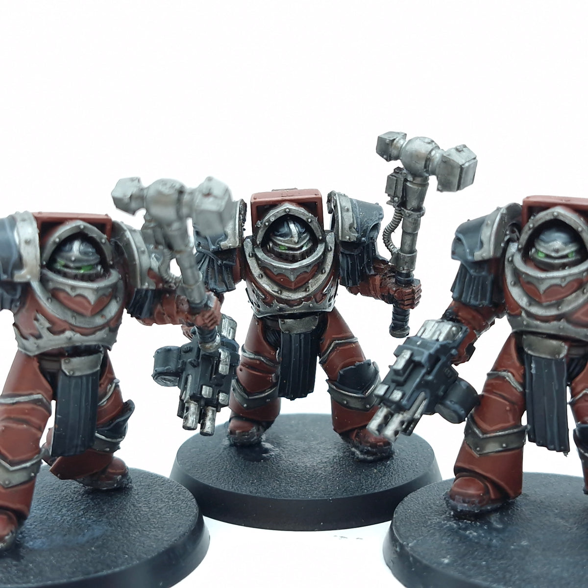 Warhammer Horus Heresy: Space Marine Word Bearers Cataphractii Terminators - Well Painted (BTD65)