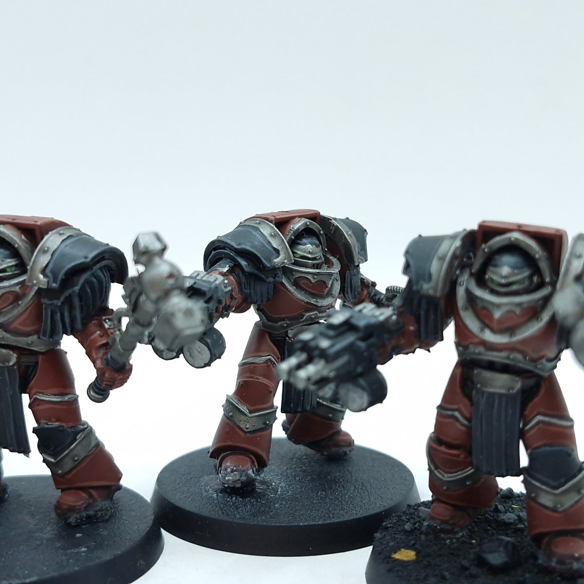 Warhammer Horus Heresy: Space Marine Word Bearers Cataphractii Terminators - Well Painted (BTD65)