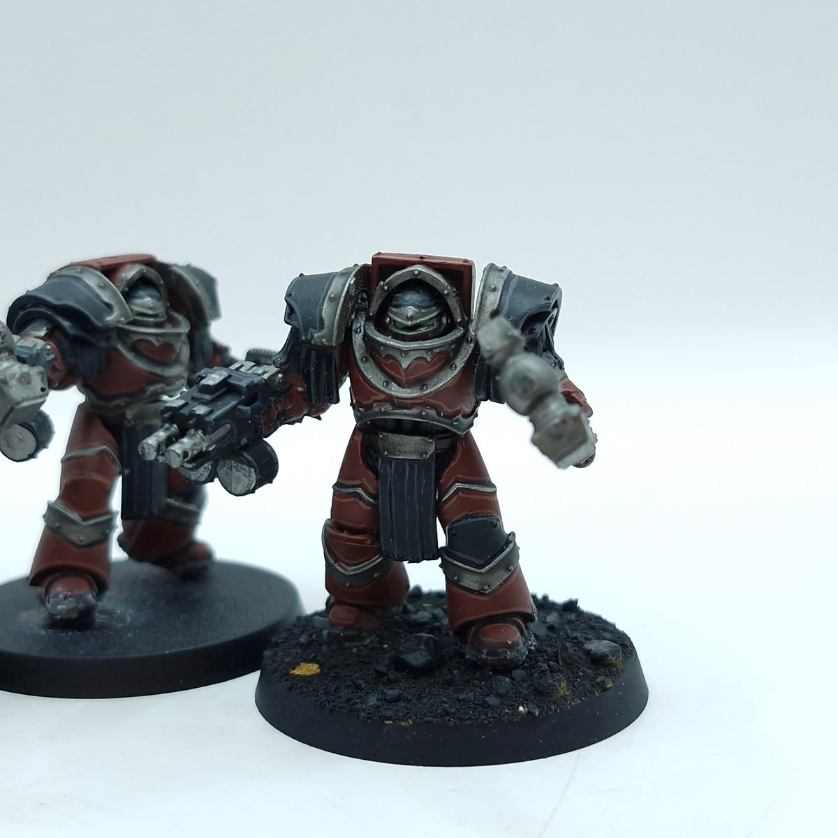 Warhammer Horus Heresy: Space Marine Word Bearers Cataphractii Terminators - Well Painted (BTD65)
