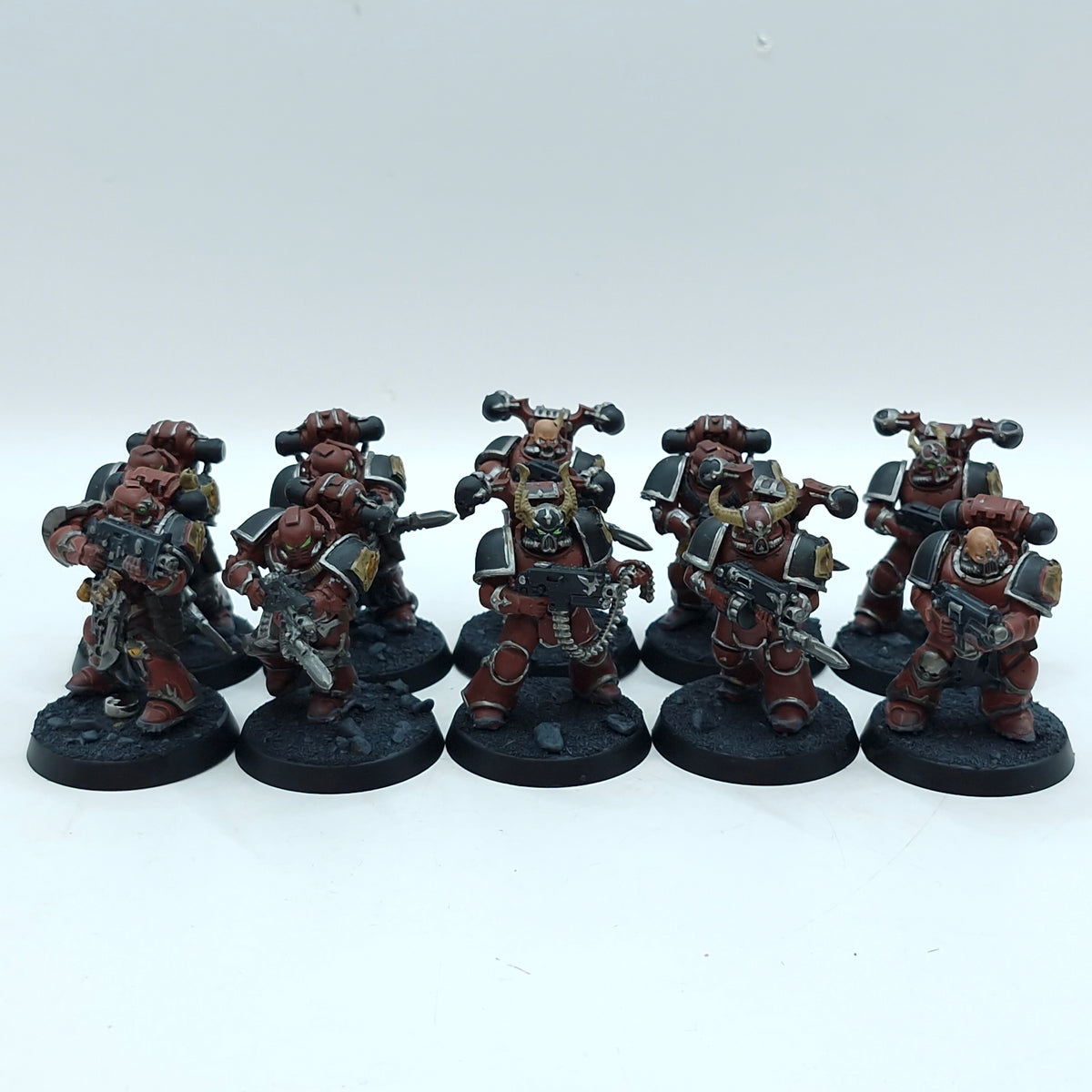 Warhammer Horus Heresy: Space Marine Word Bearers Tactical Squad - Well Painted (BTD58)