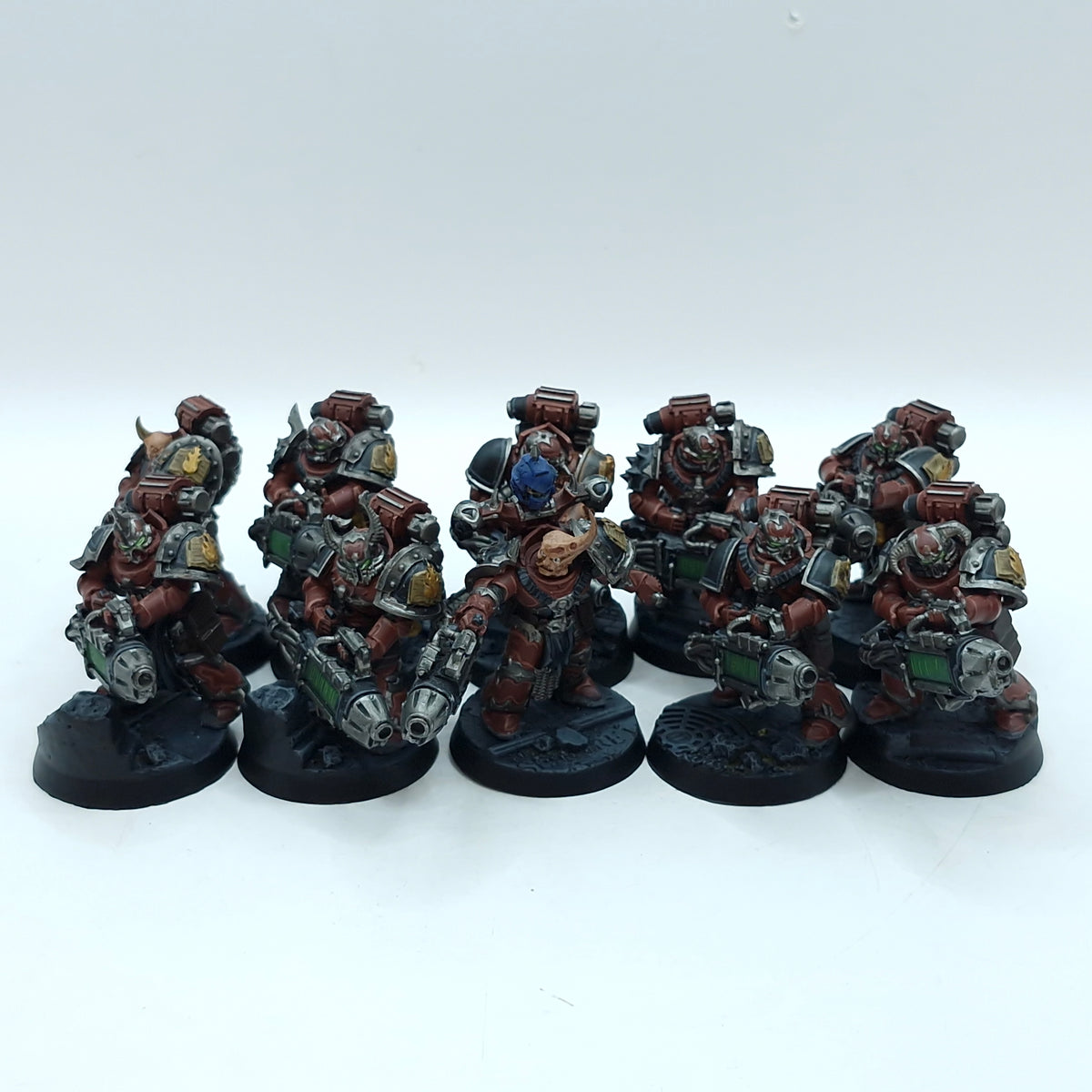 Warhammer Horus Heresy: Space Marine Word Bearers Support Squad FW Plasma Cannons - Well Painted (BTD57)