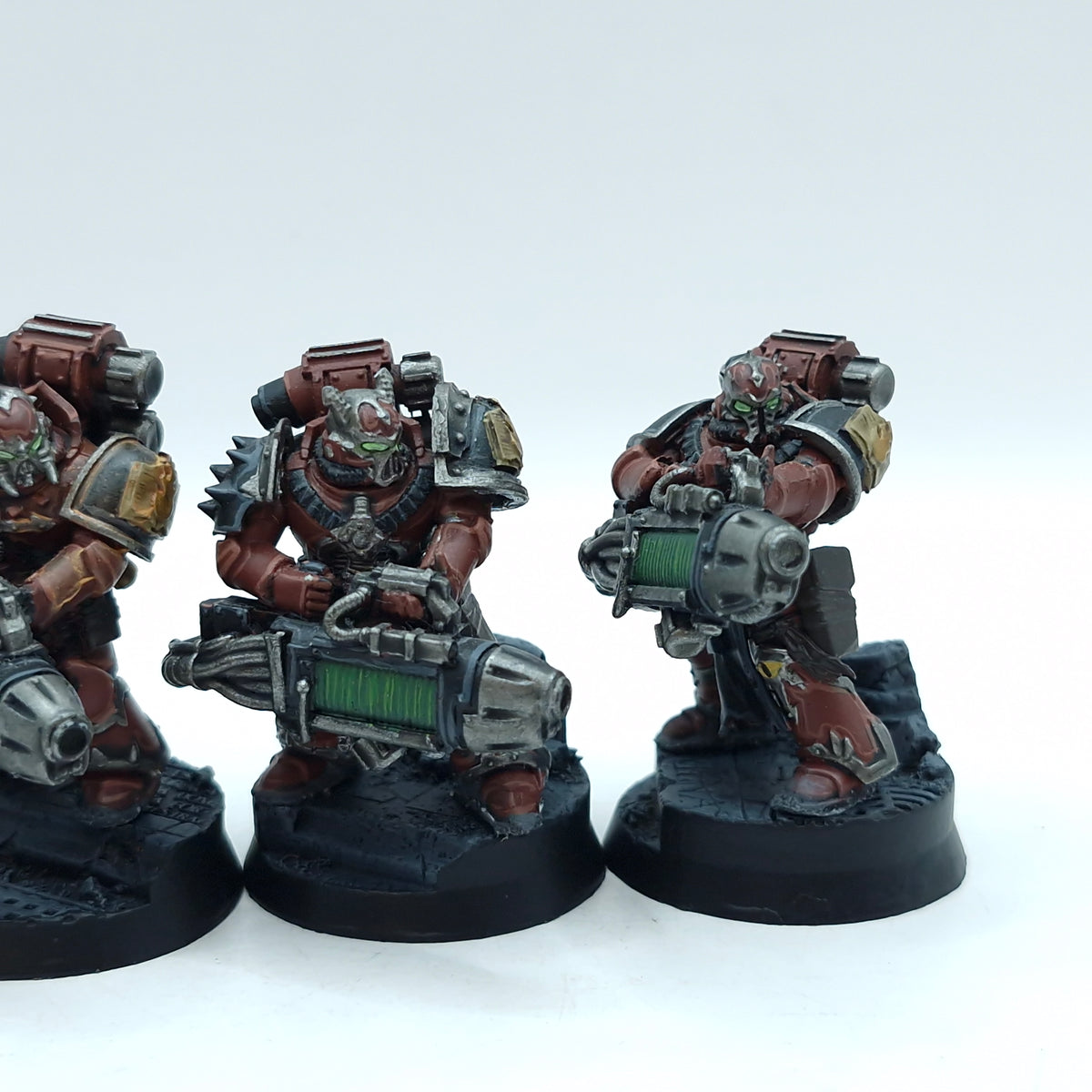 Warhammer Horus Heresy: Space Marine Word Bearers Support Squad FW Plasma Cannons - Well Painted (BTD57)
