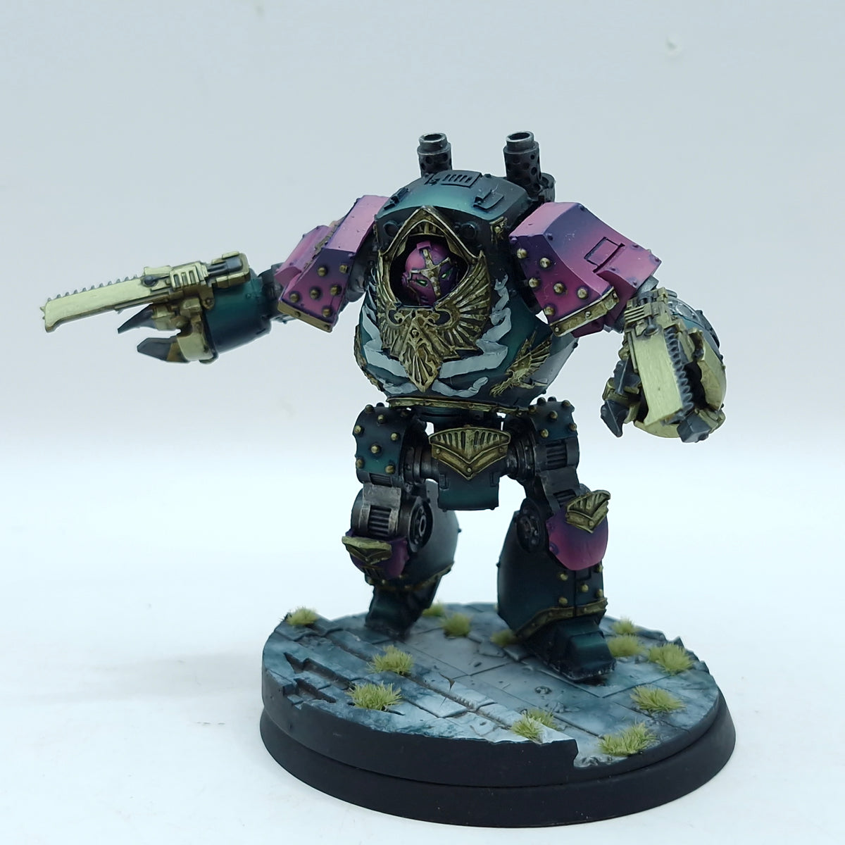 Warhammer Horus Heresy: Space Marines Emperor's Children Contemptor Dreadnought - Well Painted (AP031)