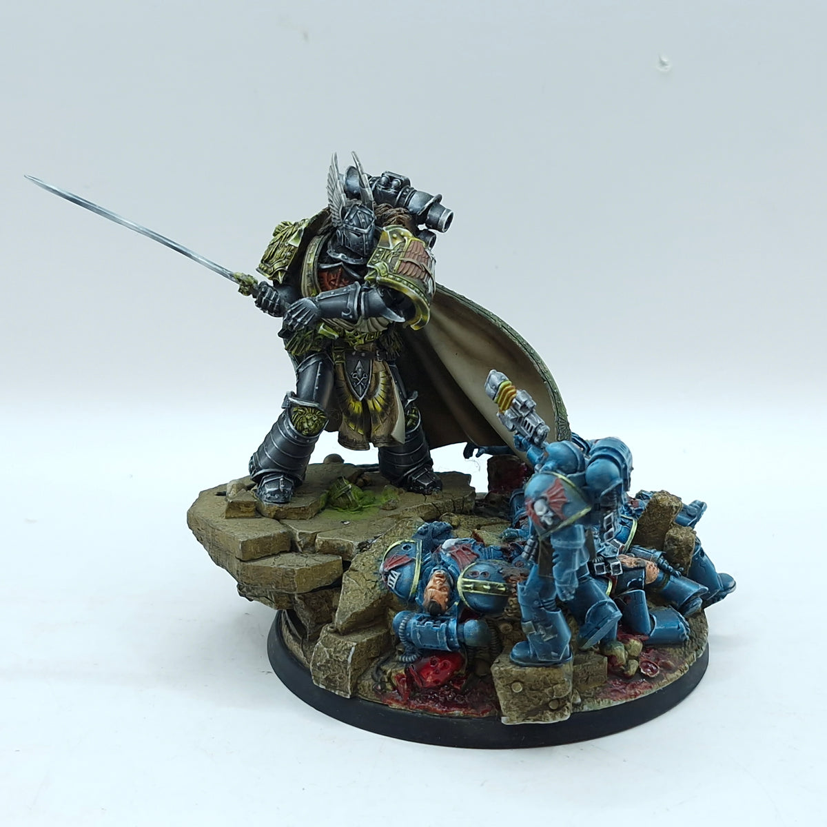 Warhammer Horus Heresy: Space Marines Dark Angels Primarch Lion El'Jonson - Pro Painted (BTZ09)