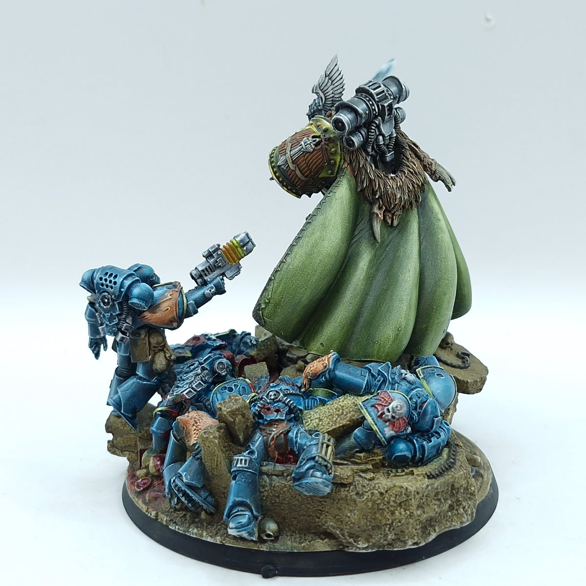 Warhammer Horus Heresy: Space Marines Dark Angels Primarch Lion El'Jonson - Pro Painted (BTZ09)