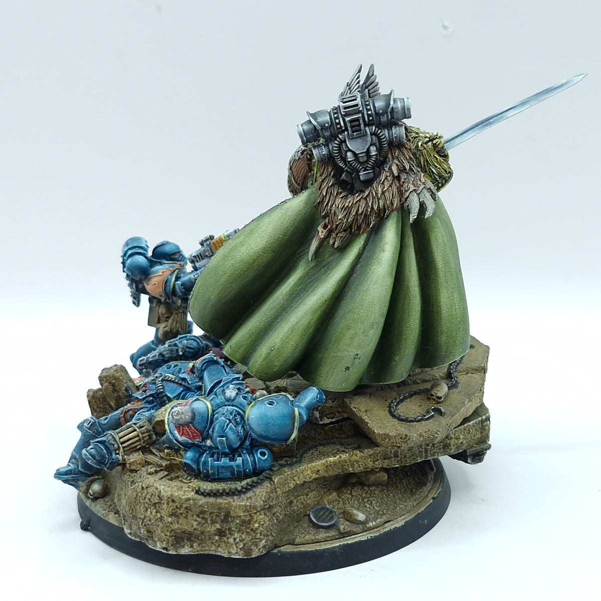 Warhammer Horus Heresy: Space Marines Dark Angels Primarch Lion El'Jonson - Pro Painted (BTZ09)