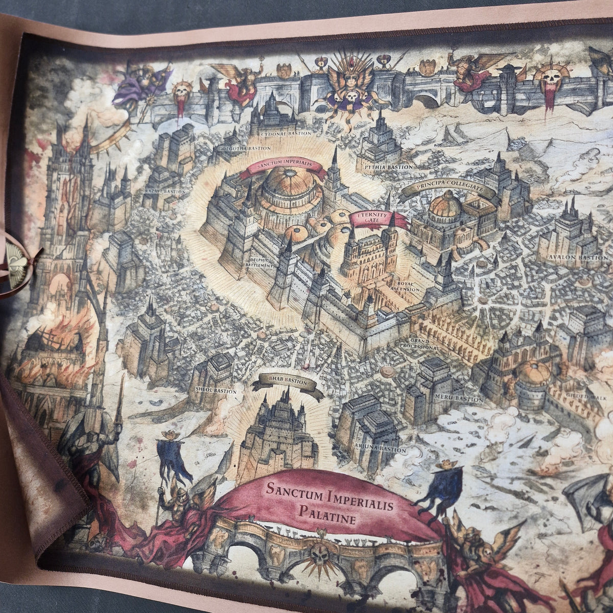 Warhammer The Horus Heresy: Siege of Terra Sanctum Imperialis Palatine Map Black Library (BD179)