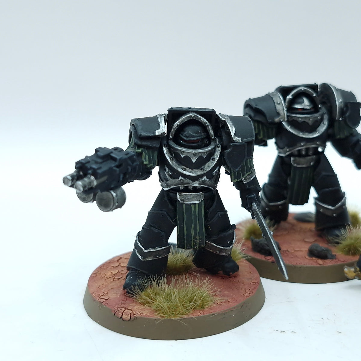 Warhammer Horus Heresy: Space Marines Dark Angels Cataphractii Terminators - Painted (BTC22)