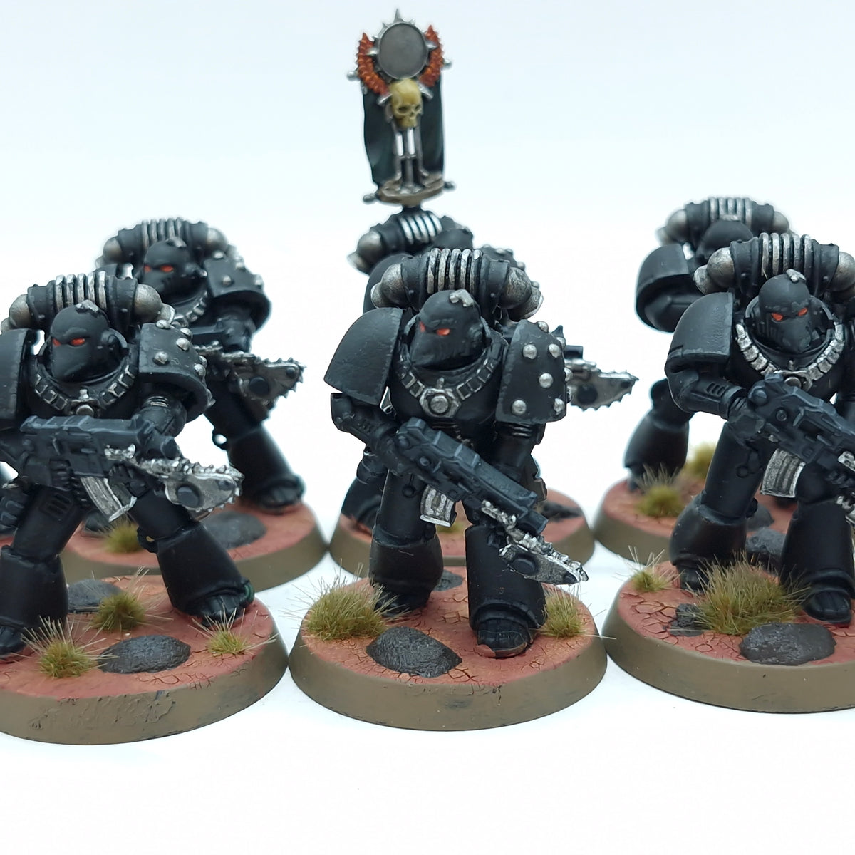 Warhammer Horus Heresy: Space Marines Dark Angels Tactical Squad - Painted (BTC14)