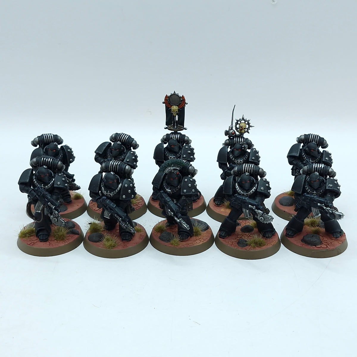 Warhammer Horus Heresy: Space Marines Dark Angels Tactical Squad - Painted (BTC13)