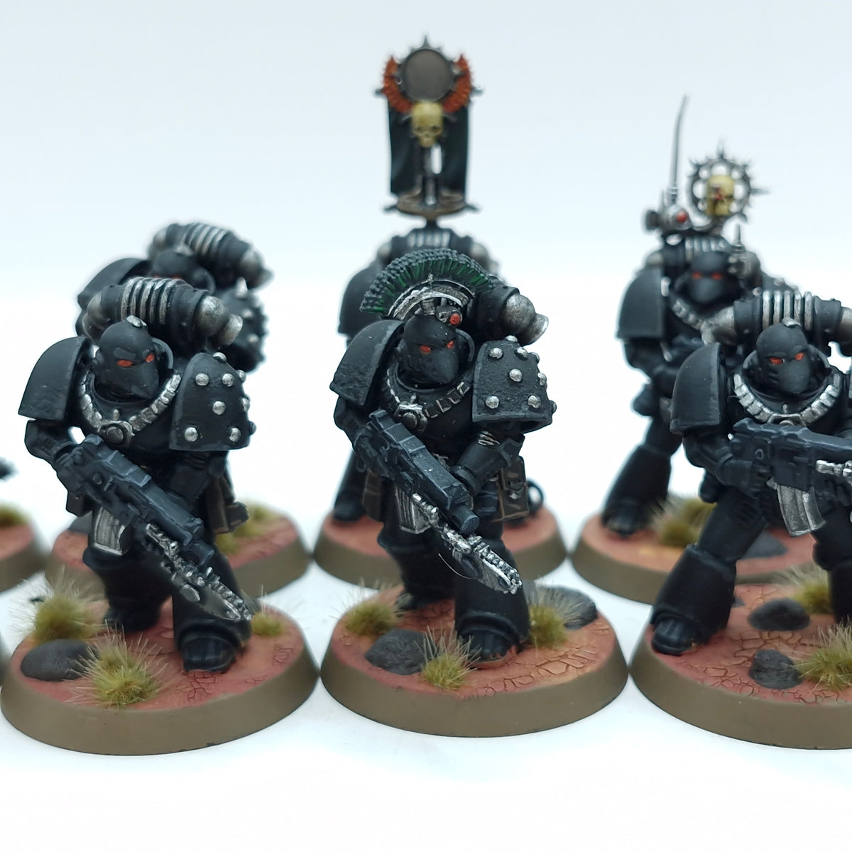 Warhammer Horus Heresy: Space Marines Dark Angels Tactical Squad - Painted (BTC13)