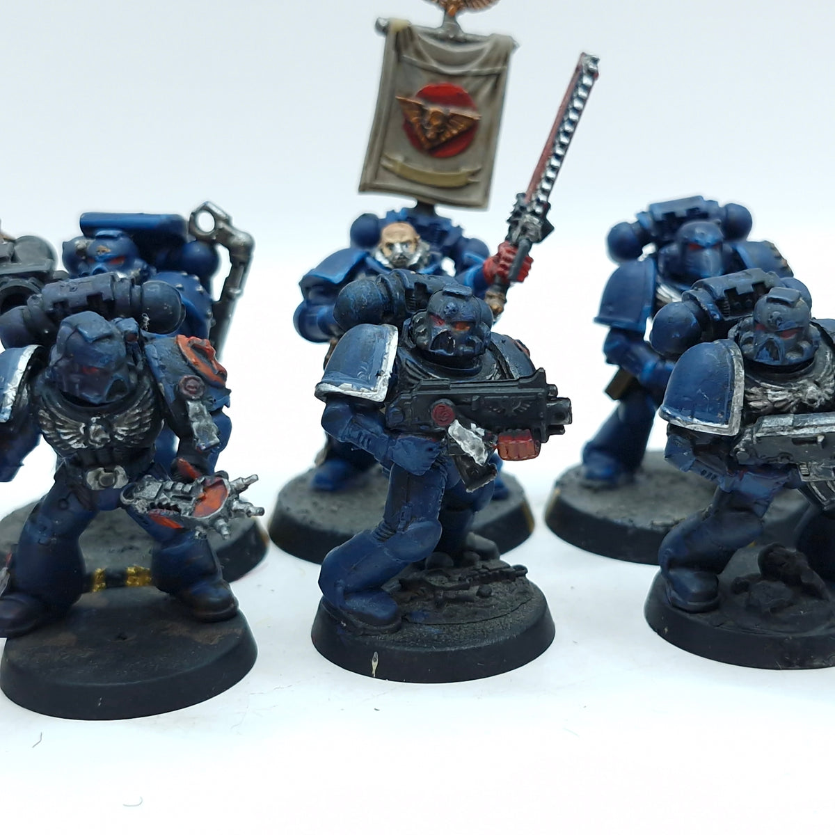 Warhammer 40k: Space Marines Crimson Fists Tactical Squad - Painted (BR171)