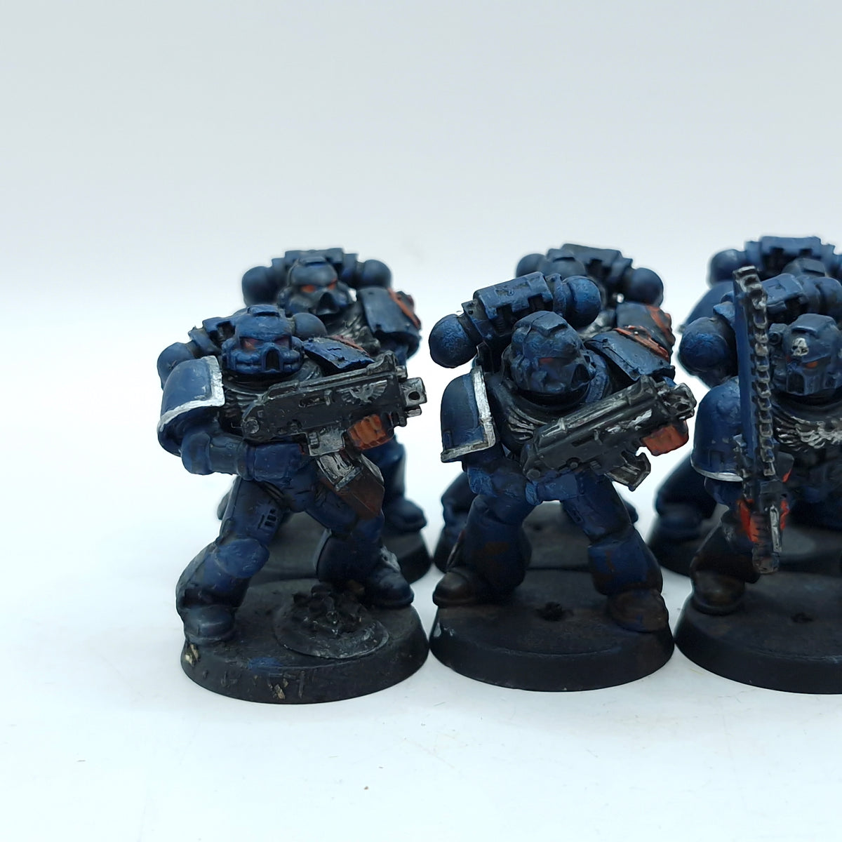 Warhammer 40k: Space Marines Crimson Fists Tactical Squad - Painted (BH203)