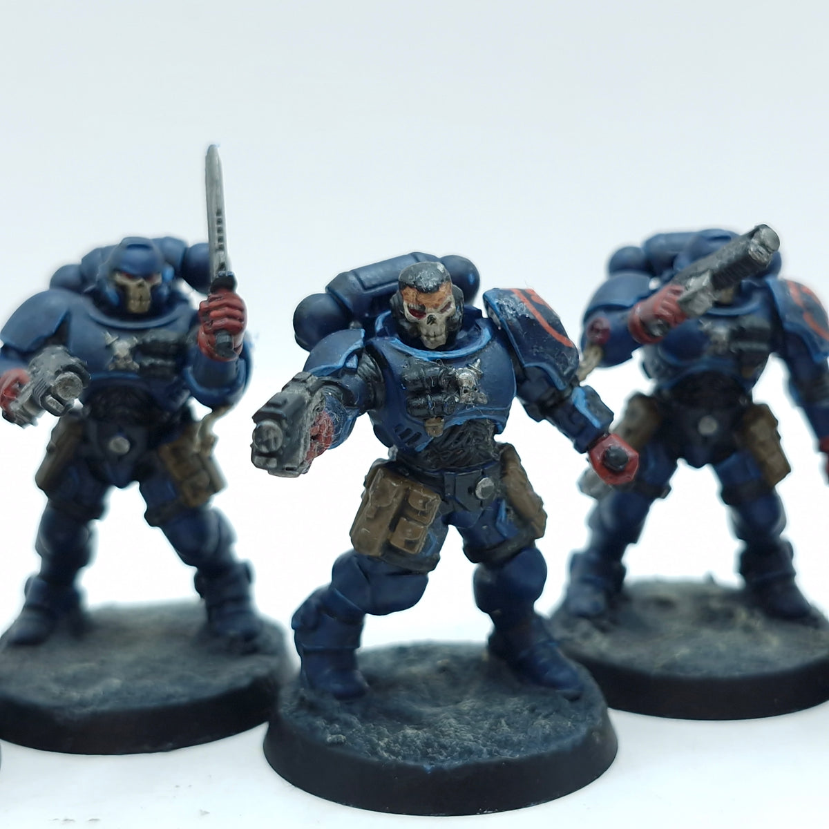 Warhammer 40k: Space Marines Crimson Fists Reivers - Painted (BH163)