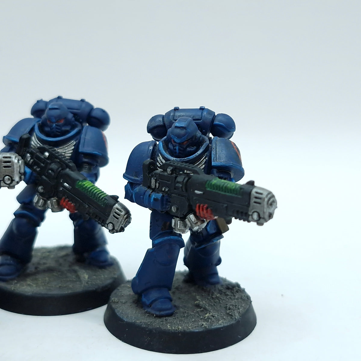 Warhammer 40k: Space Marines Crimson Fists Hellblasters - Painted (BA107)