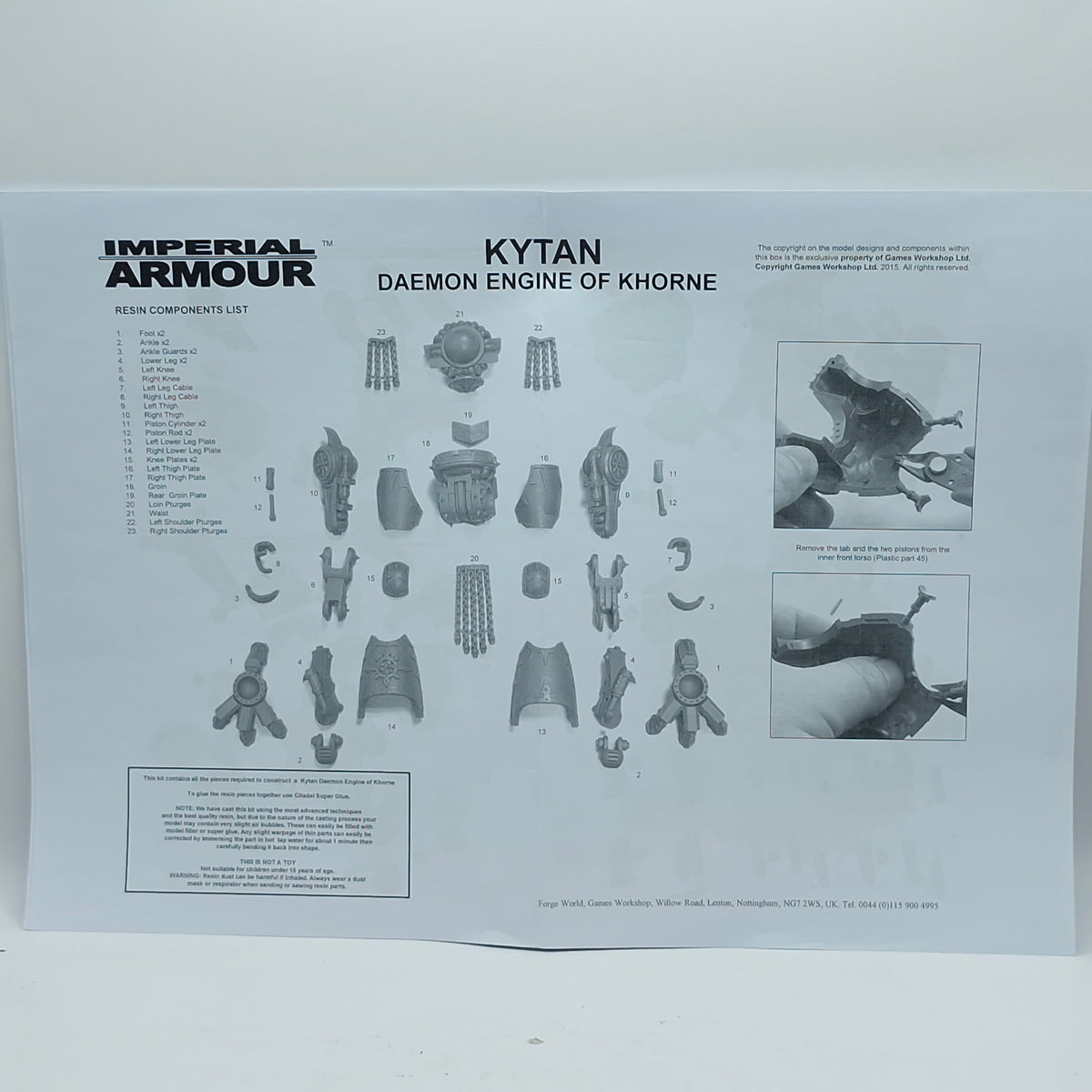 Warhammer 40k: World Eaters Forge World Kytan Ravager OOP BNIB (AY124)