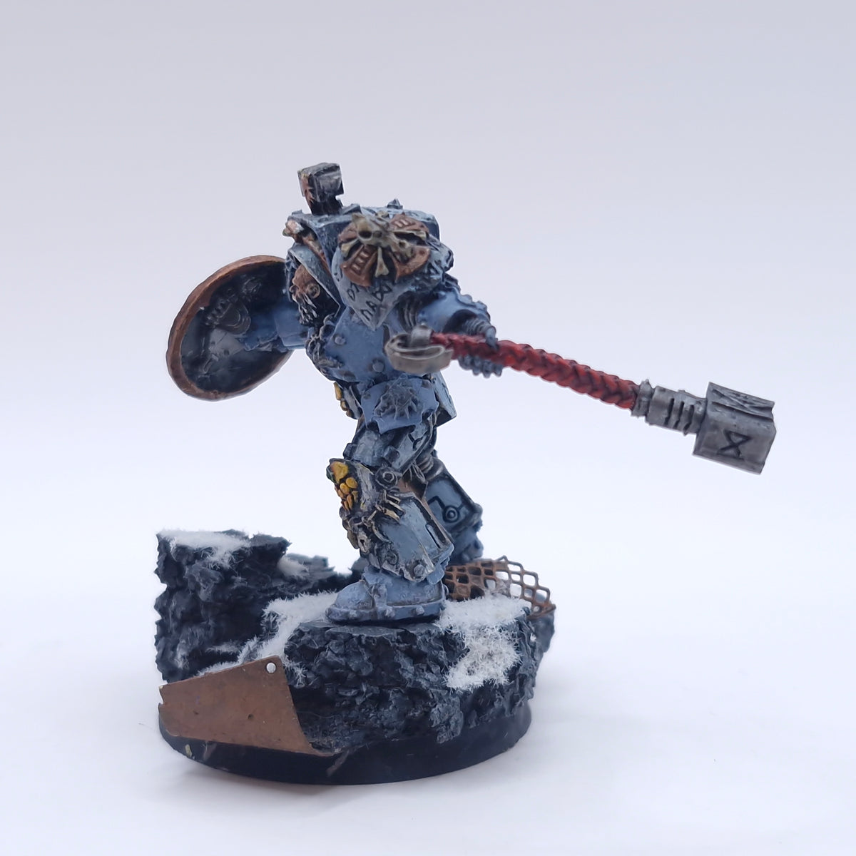 Warhammer 40k: Space Marines Space Wolves Arjac Rockfist Well Painted AE158