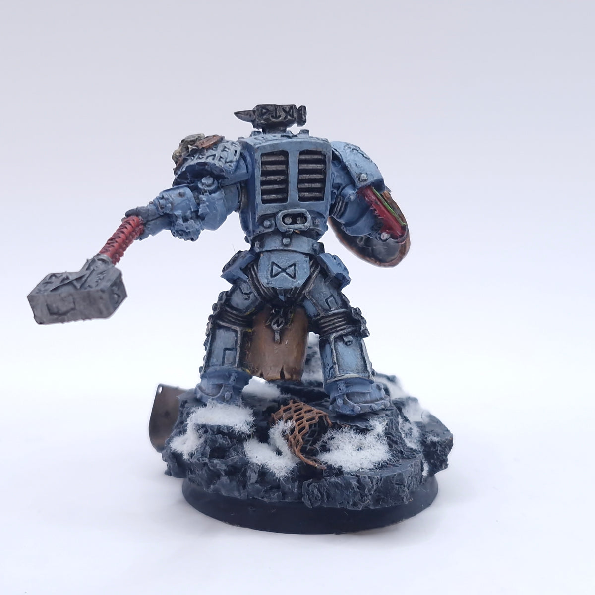 Warhammer 40k: Space Marines Space Wolves Arjac Rockfist Well Painted AE158