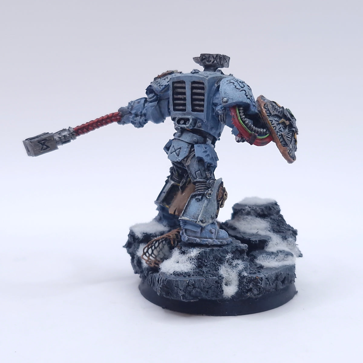 Warhammer 40k: Space Marines Space Wolves Arjac Rockfist Well Painted AE158