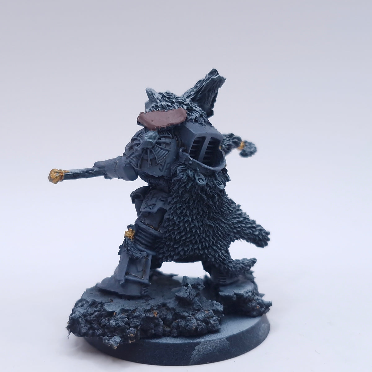 Warhammer 40k: Space Marines Space Wolves Njal Stormcaller in Terminator Armour BR074