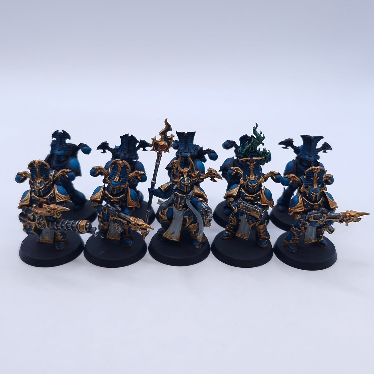 Warhammer 40k: Thousand Sons Rubric Marines Part Painted AH026