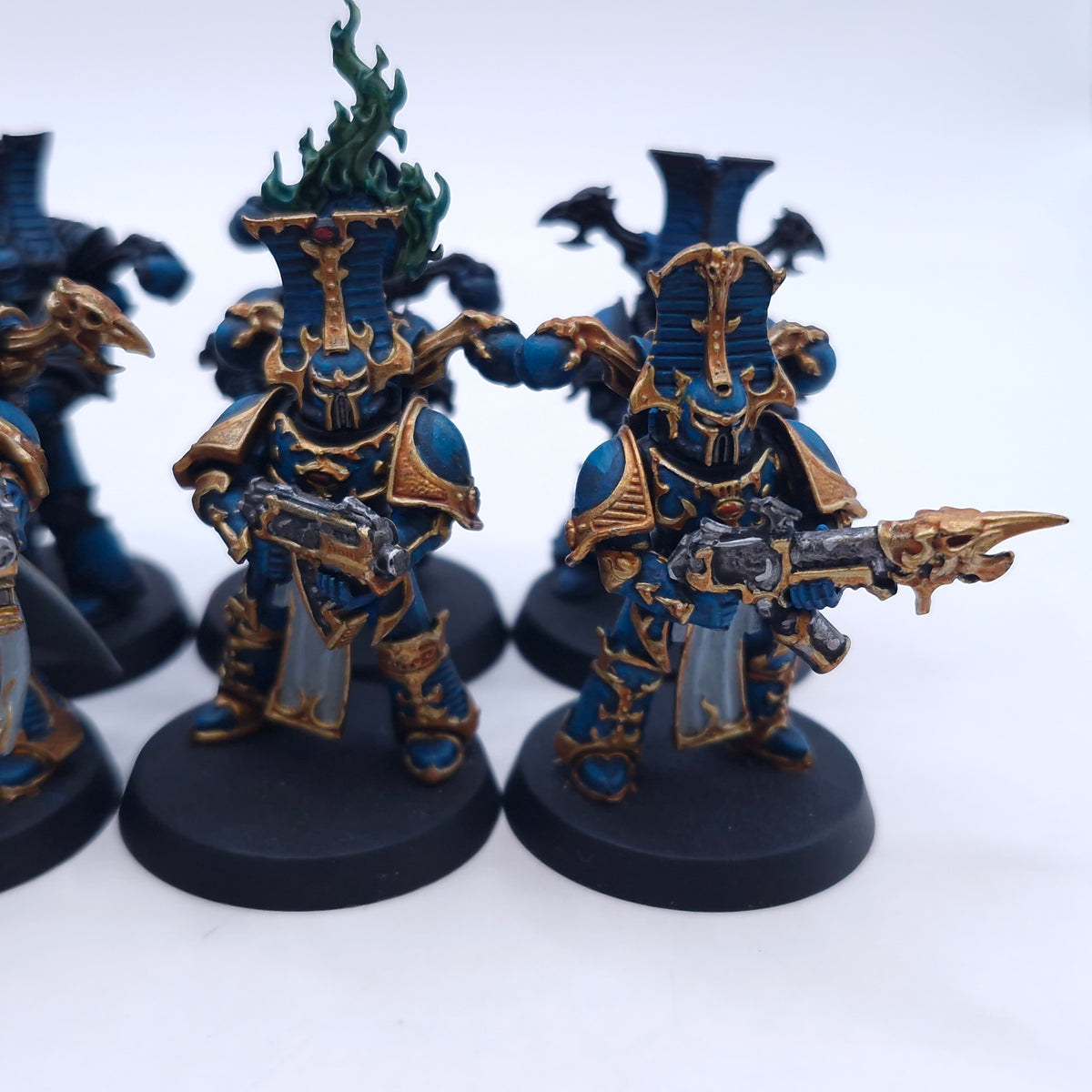 Warhammer 40k: Thousand Sons Rubric Marines Part Painted AH026