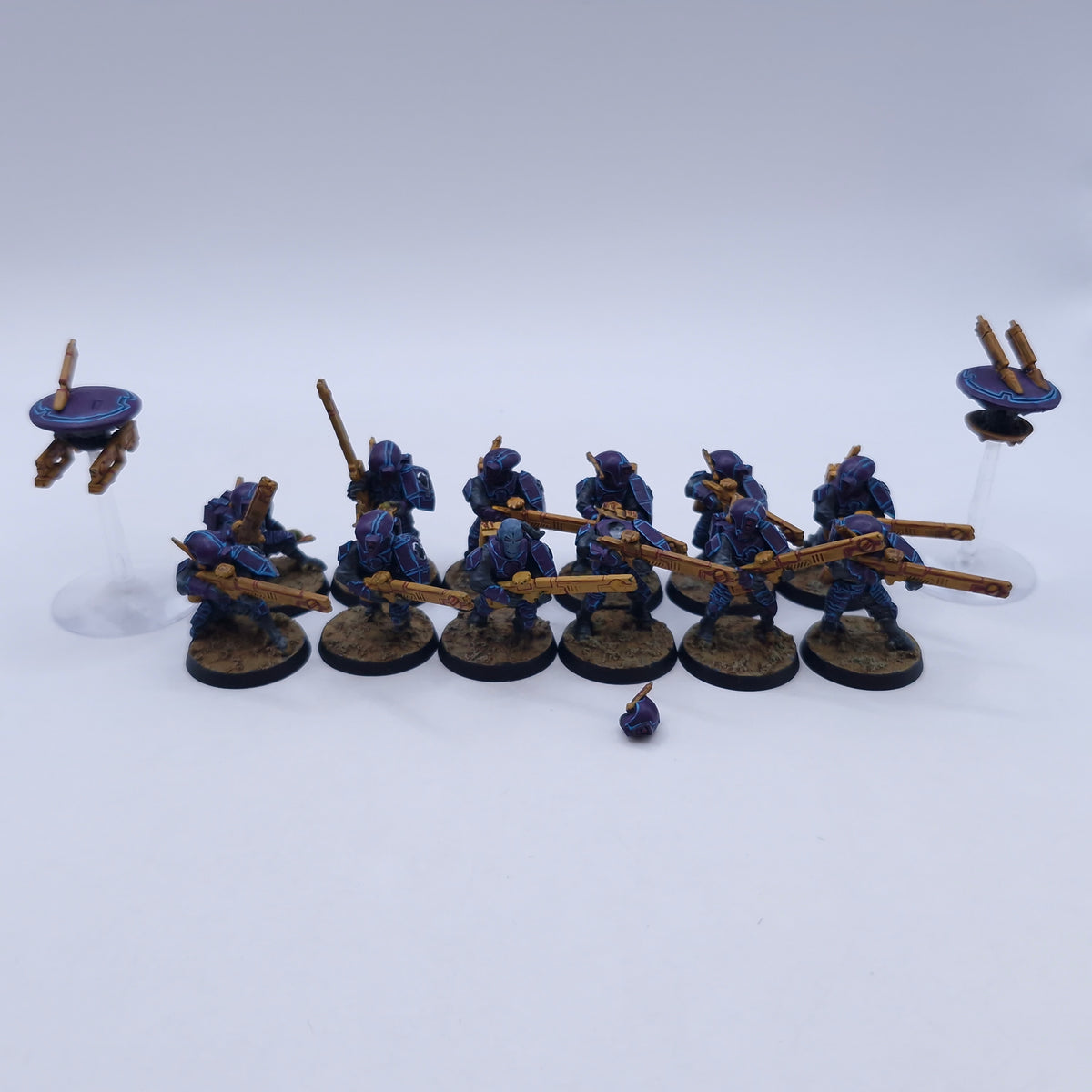 Warhammer 40k: T'au Fire Warriors Strike Team Painted BTA11
