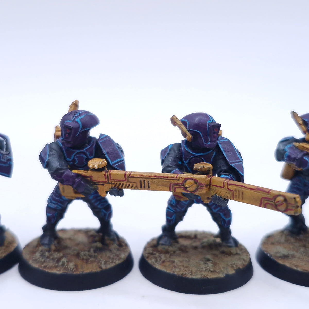 Warhammer 40k: T'au Fire Warriors Strike Team Painted BTA11