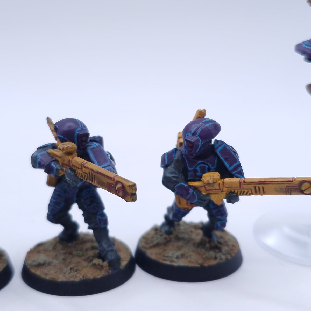 Warhammer 40k: T'au Fire Warriors Strike Team Painted BTA11