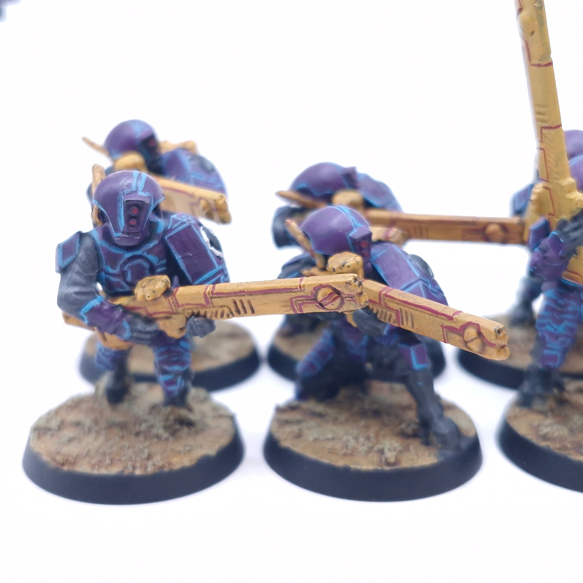 Warhammer 40k: T'au Fire Warriors Strike Team Painted AC256