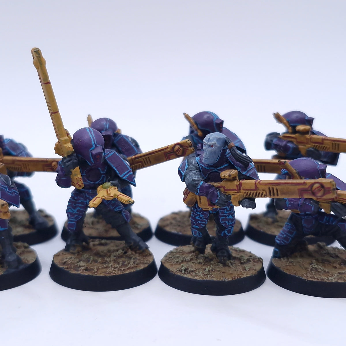 Warhammer 40k: T'au Fire Warriors Strike Team Painted AC256