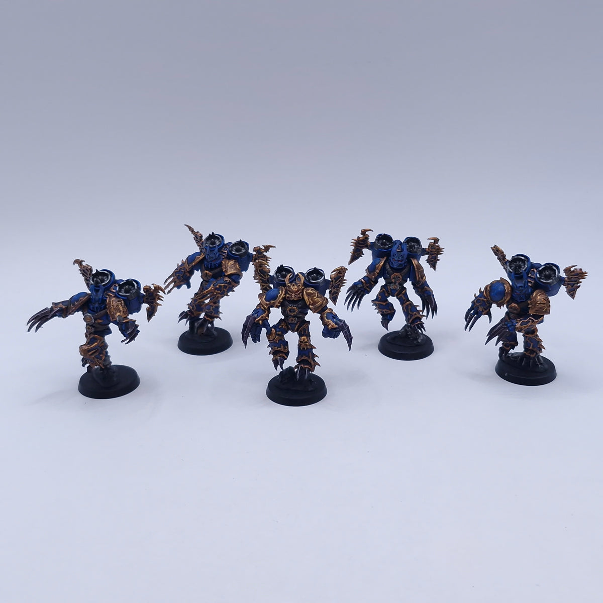 Warhammer 40k: Chaos Space Marines Thousand Sons Raptors Painted BR041