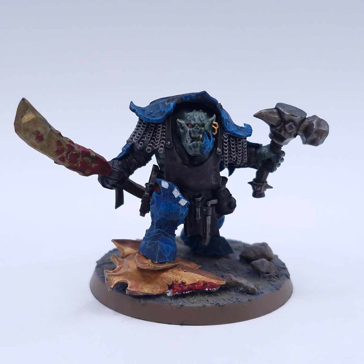 Warhammer AoS: Orruk Warclans Zoggrok Anvilsmasha Painted BTA13