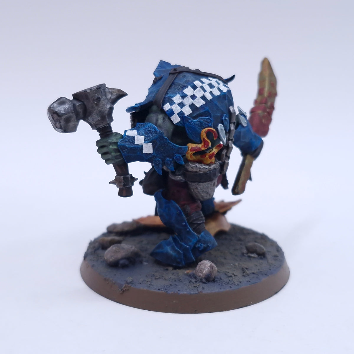 Warhammer AoS: Orruk Warclans Zoggrok Anvilsmasha Painted BTA13