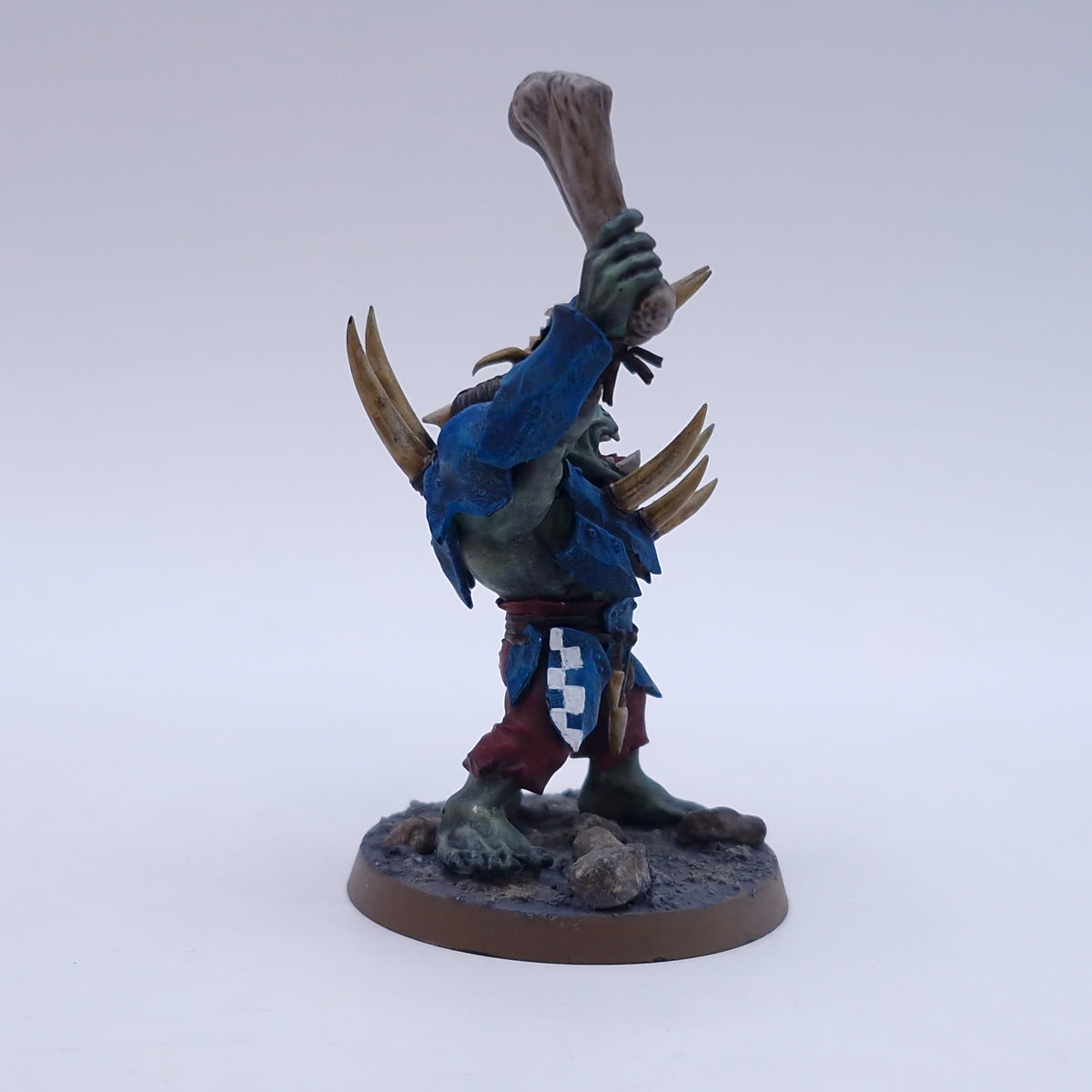 Warhammer AoS: Orruk Warclans Warchanter with Weirdnob Shaman Painted BC003