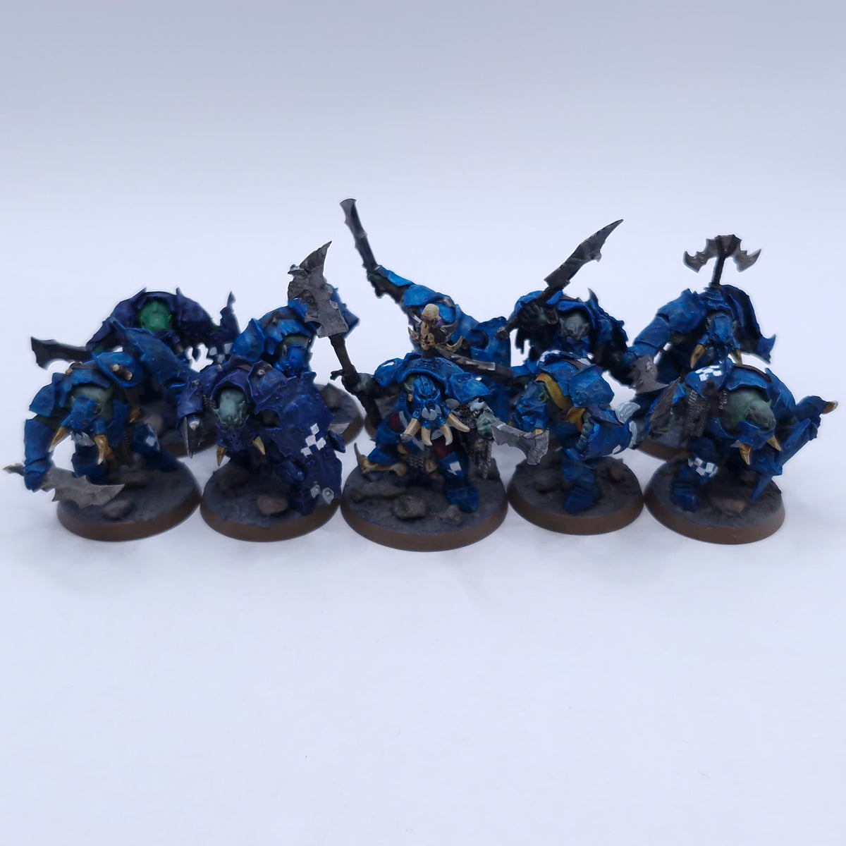 Warhammer AoS: Orruk Warclans Ardboyz Painted BH186