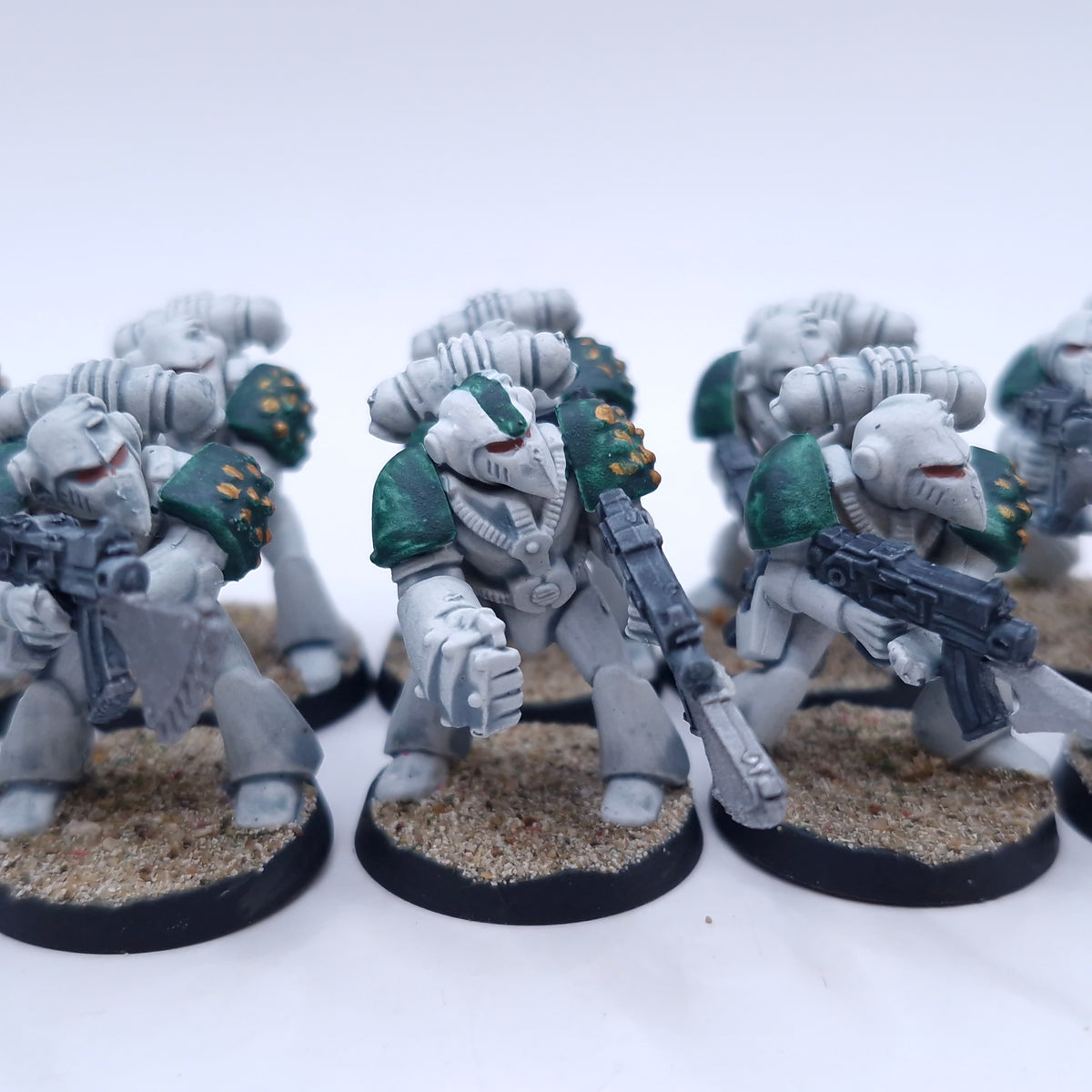 Warhammer 40k: Space Marines Mkvi Tactical Squad Painted AZ244