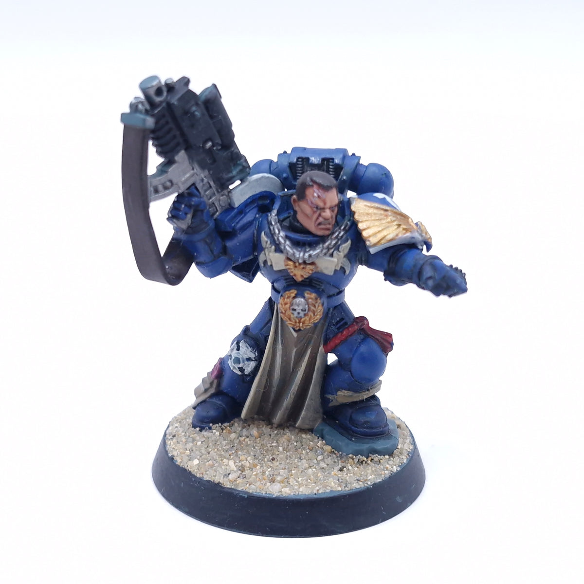 Warhammer 40k: Space Marine Sternguard Veteran Sergeant Painted BTD21