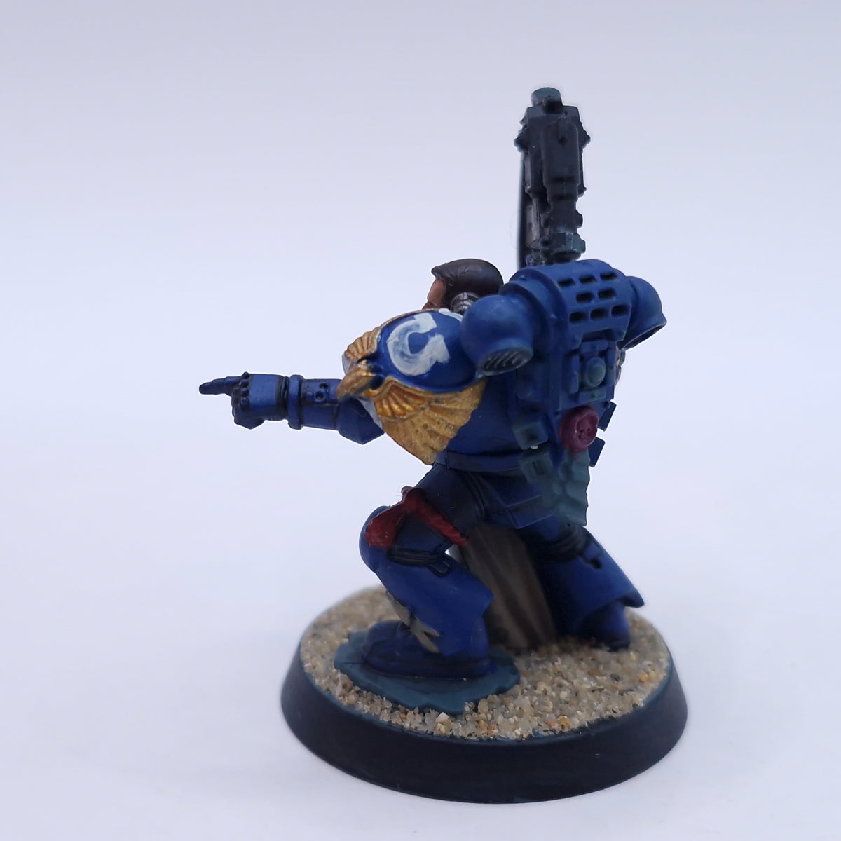 Warhammer 40k: Space Marine Sternguard Veteran Sergeant Painted BTD21