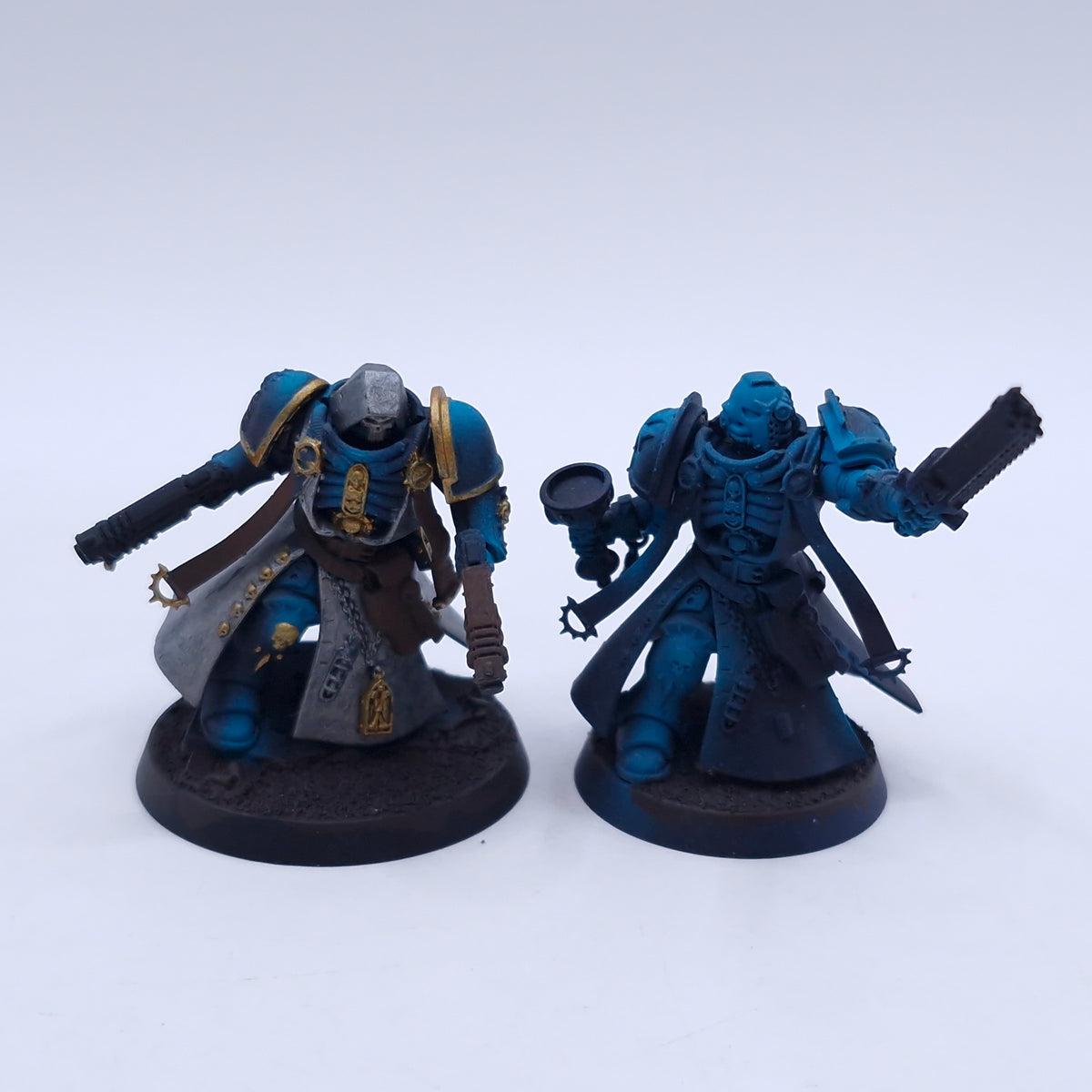 Warhammer 40k: Space Marine Chaplain Conversions x2 BR109