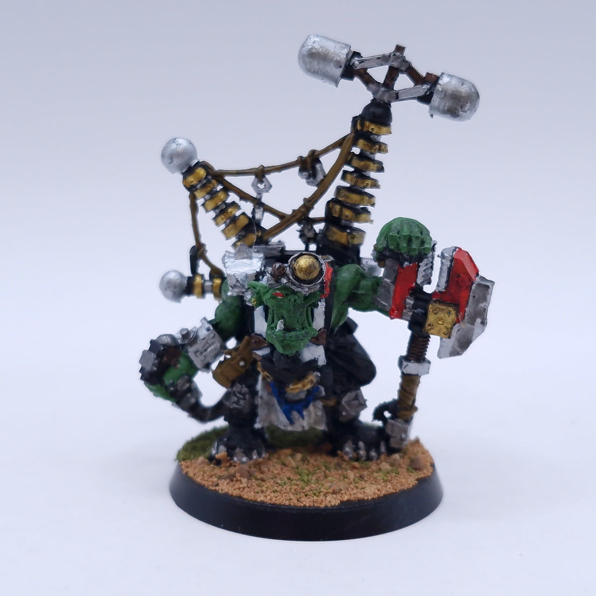 Warhammer 40k: Orks Big Mek with Custom Force Field Painted AI277