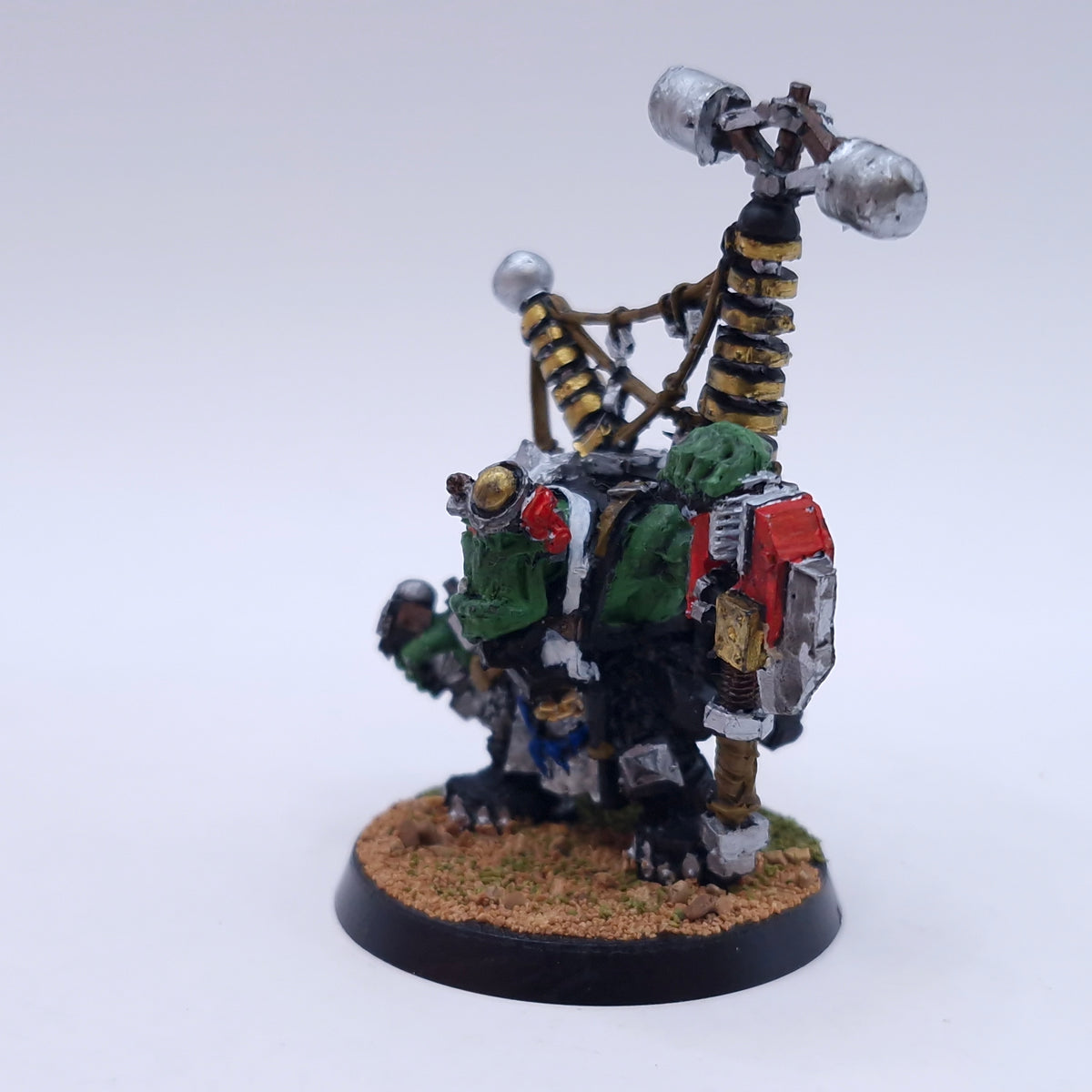 Warhammer 40k: Orks Big Mek with Custom Force Field Painted AI277