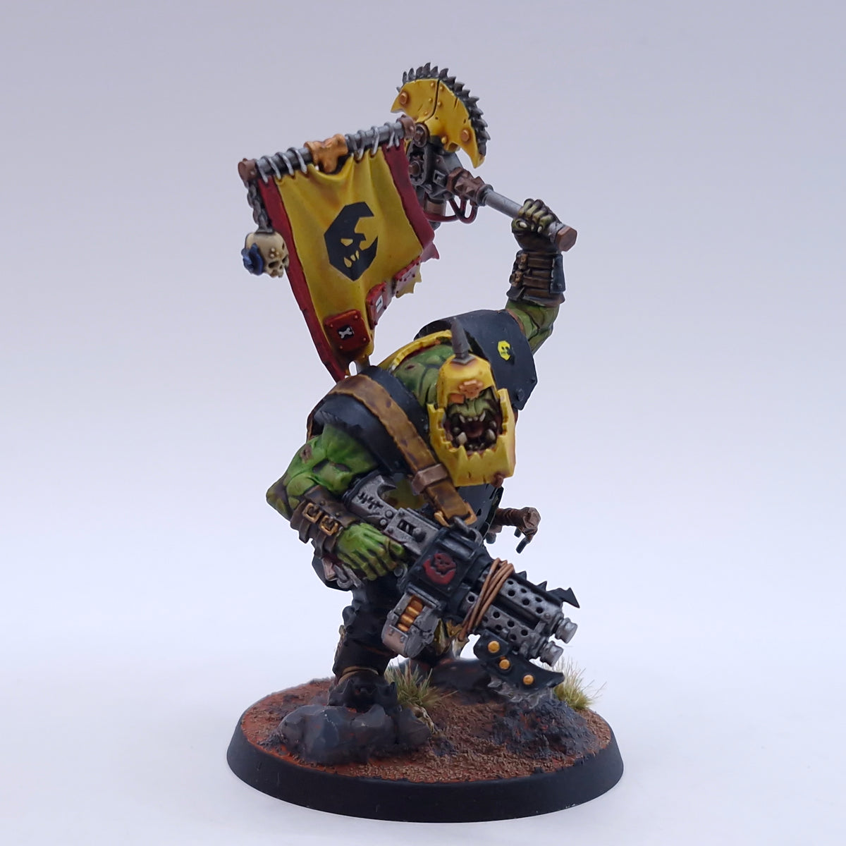 Warhammer 40k: Orks Bad Moons Warboss Painted Armageddon BA063