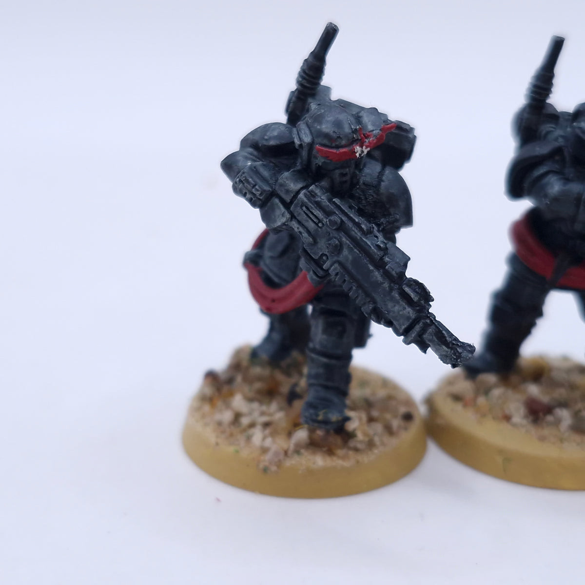 Warhammer 40k: Astra Militarum Kasrkin Stormtroopers oop Painted AQ099