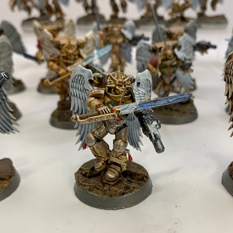 Warhammer 40k Sanguinary Guard x19 - Nicely Painted (AX049)