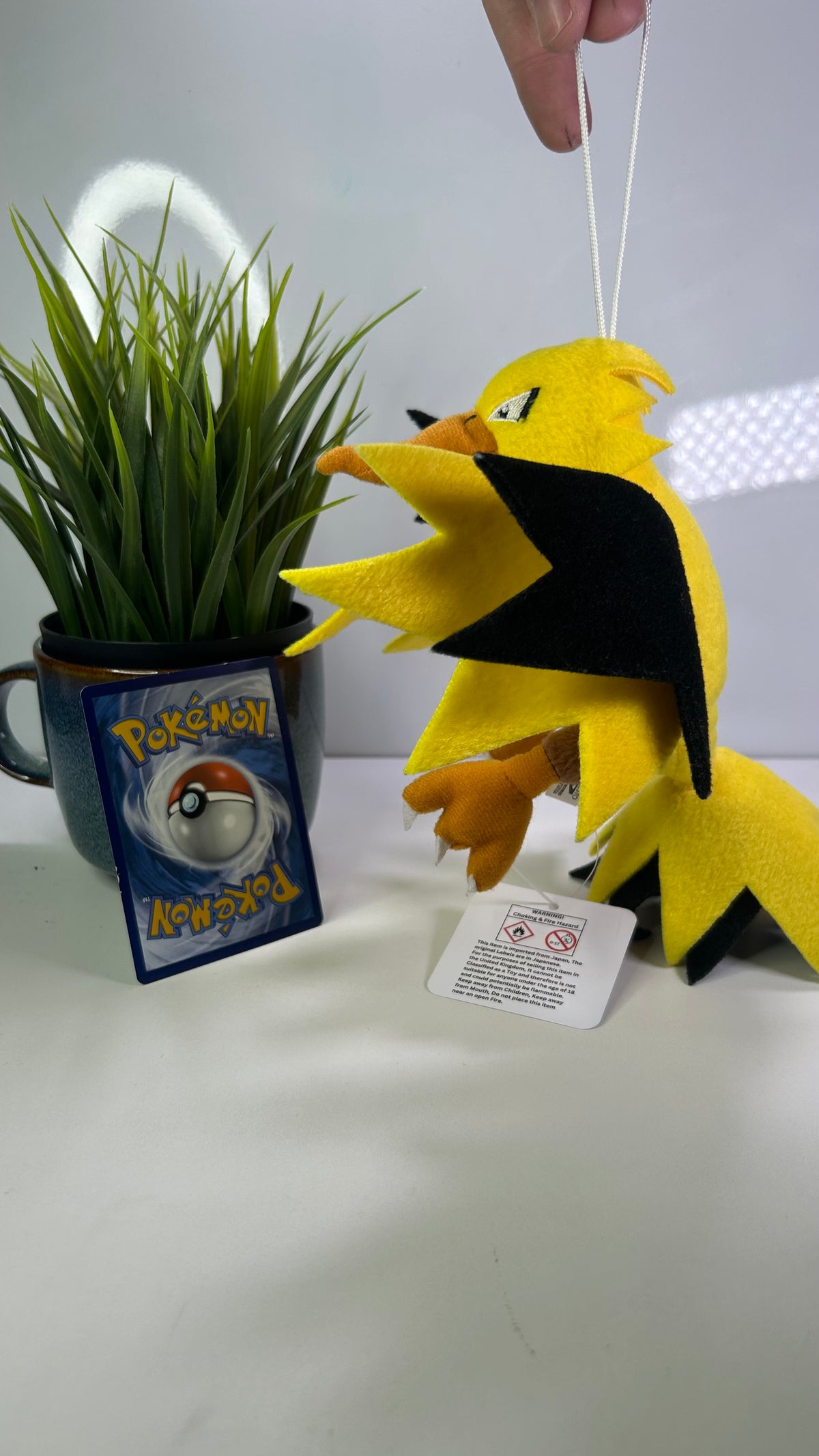 Pokemon Plush Toy - Zapdos - Small 8 inch / 20 cm